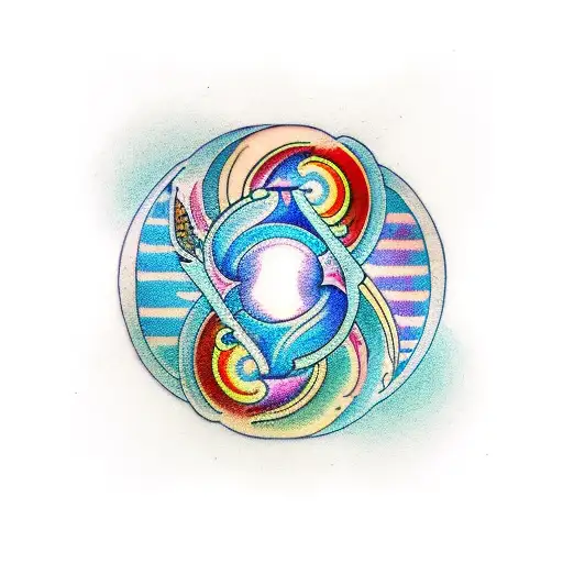 Iris Pisces Yin Yang