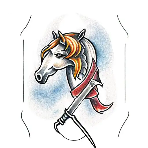 Horse With A Sword