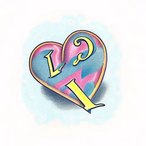 Love Heart With The Name Kendall Going Through It