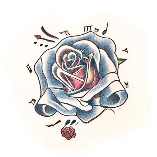 Music Cassette With Roses