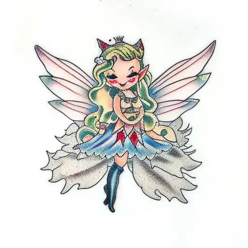 Fairy With Knee High Boots