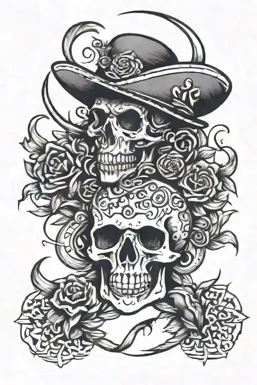 A Tattoo Symbolizing Loyalty To Family With A Gang-style Twist