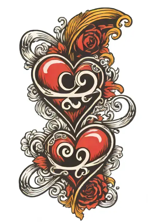 Love Heart 72 Infinity Symbol