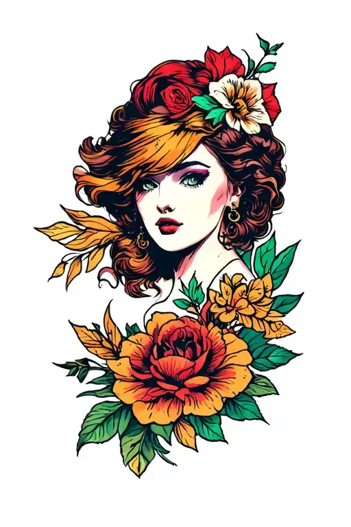 Crazy Modern Sleeve Tattoo Design