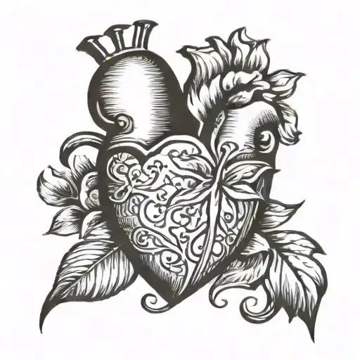 Real Heart With The Word Lily Inside Of It