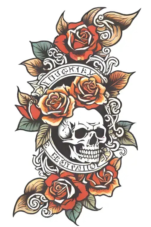 A Tattoo Symbolizing Loyalty To Family With A Gang-style Twist