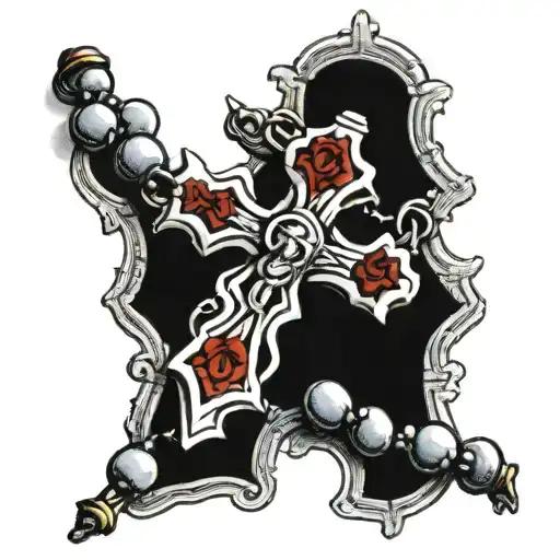 Rosary Around A Cross