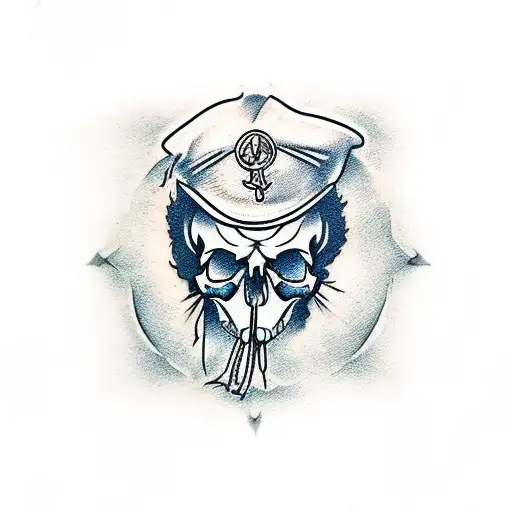 Draw A Skull With A Crow