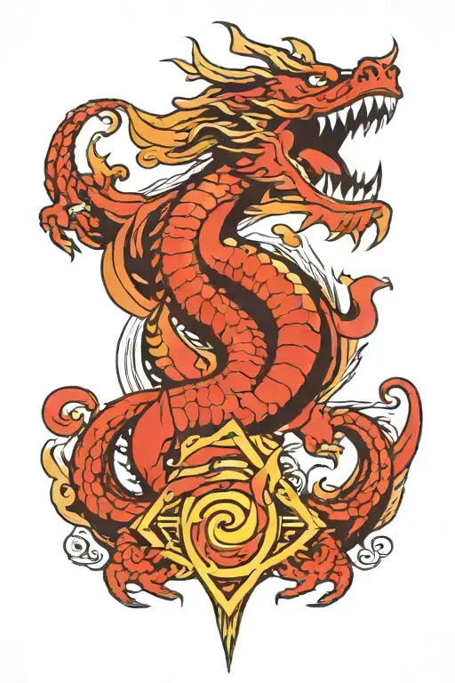 Dragon Superman Symbol