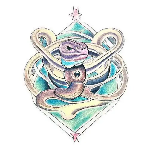 Snake In Shape Of Infinity