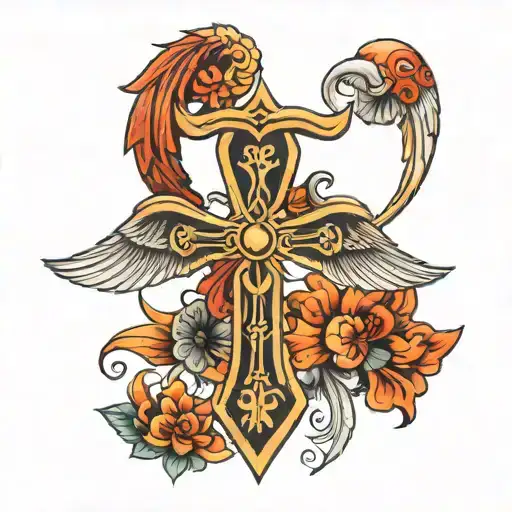 The Ankh With Wings Spread Wide