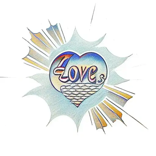 Love Symbol With S Letter Very Simple And Sun Symbol