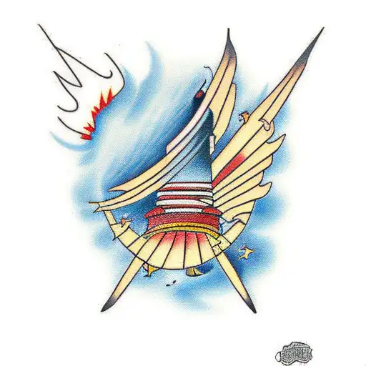 Lighthouse Catching Fire