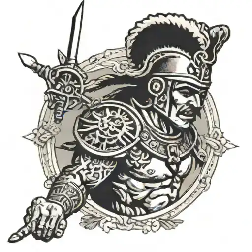 Italy Samnite Warrior Wielding