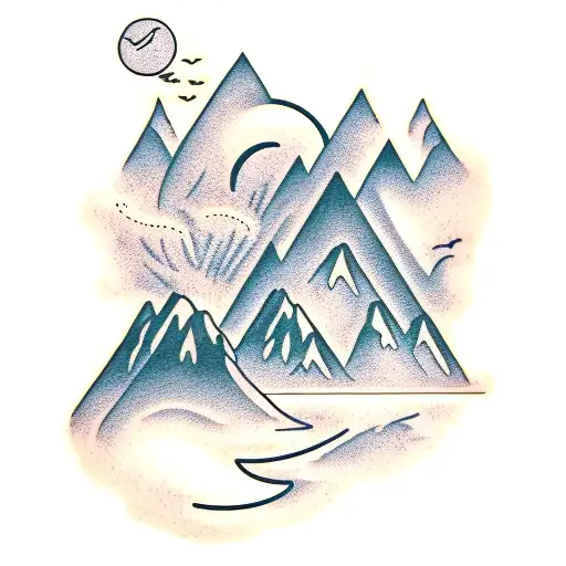 Mountain Landscape Forearm