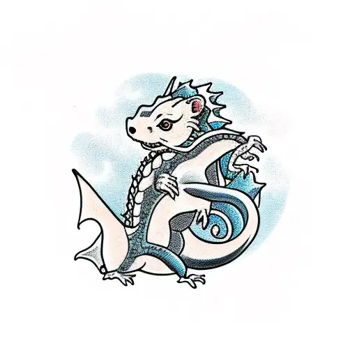 Hamster Riding Dragon