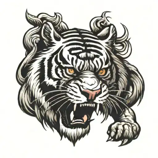 Angry Tiger Old School
