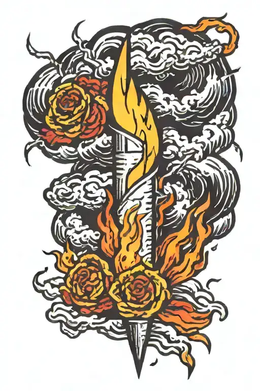 Fuck You On Fire With Lightning Storm