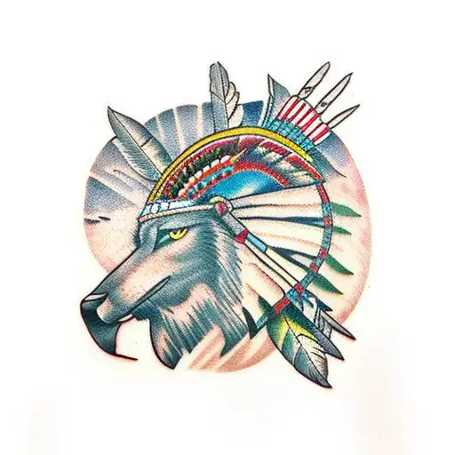 Native American Wild Nature Mountian