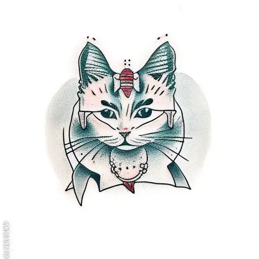 Neo Traditional Cat