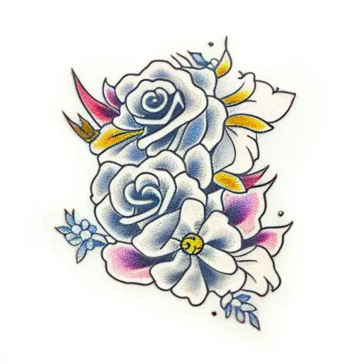 Asake With Dainty Flowers