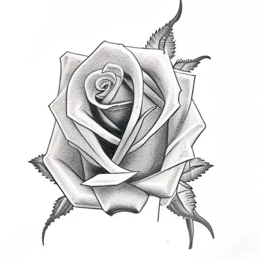 A Rose With The Letters Svv1 And The Roman Numerals For April 25Th 2007 In Red Ink