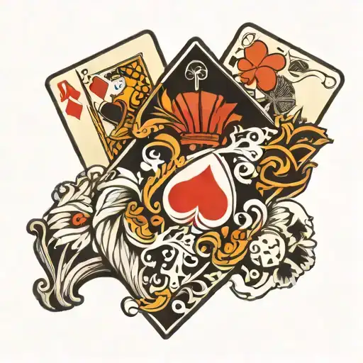 Royal Flush In Spades Hand Of Cards Black And White