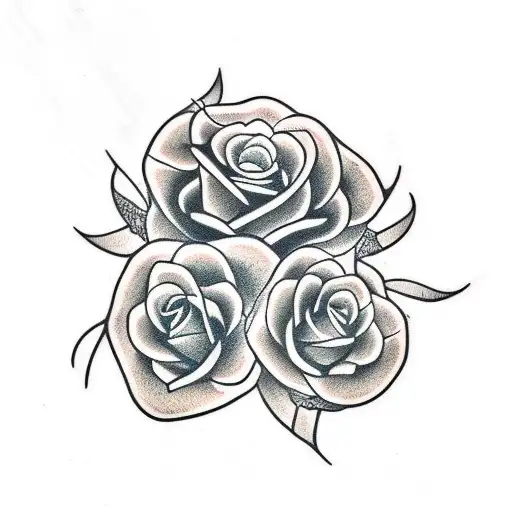 Snake Around Black Rose Thorns