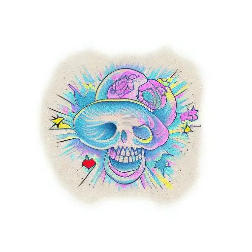 Taste Pallet Only That Tounges Taste Buds Are Psychedelic Mushroms