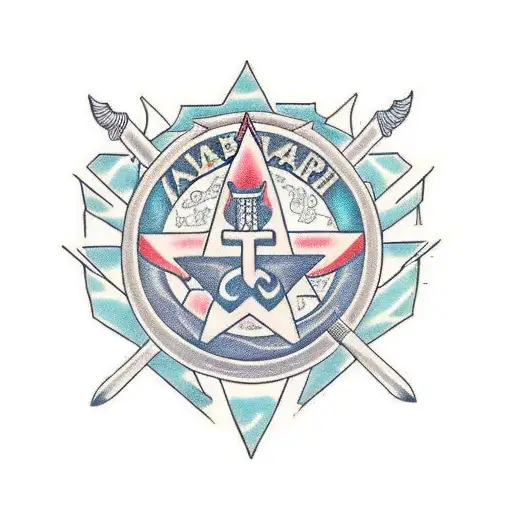 Kabar With Medical Symbol On It