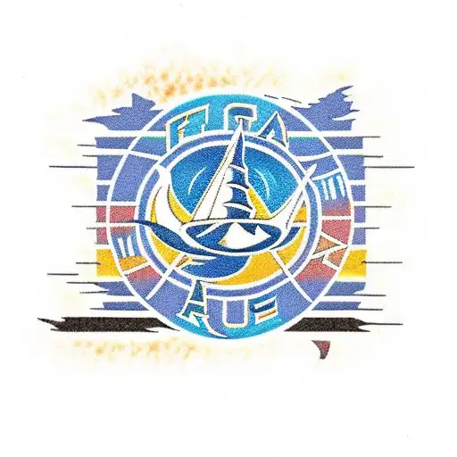 State Of Florida Outline Tampa Bay Rays Logo With Sunset