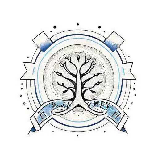 Family Tree With Each Member's Name