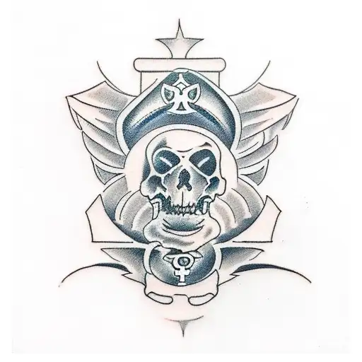 The Word Ama To Tattoo In The Chest