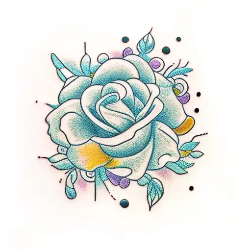 Word Flower With Flower Patterns