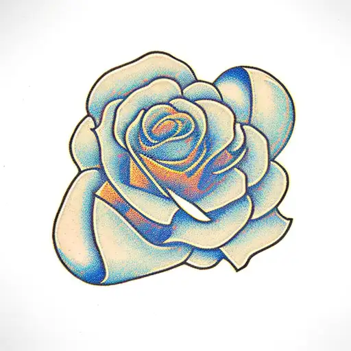 Cancer Ribbon Made From Marigold Flowers