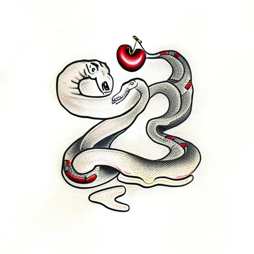 Snake With Cherry