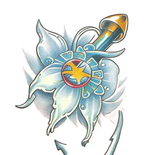 Water Bearer And Snowdrop Flower