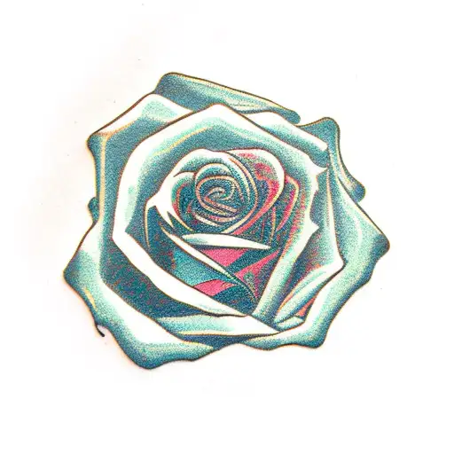 A Rose Made Of Money And Coins