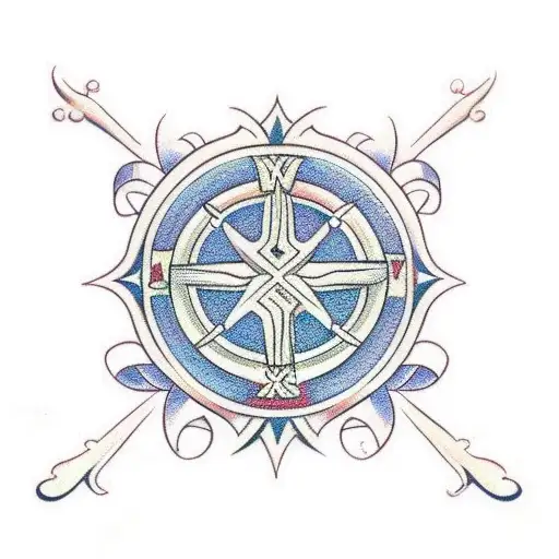 Disney Tribal Maltese Cross