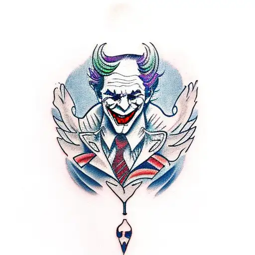 Joker Wearing Luis Vuiton