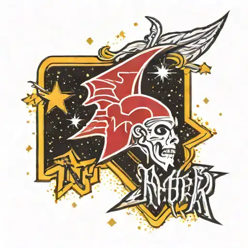 Nebraska Corn Huskers Logo With A Galaxy Background And Diamond Painting Accents