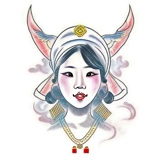 Chinese Woman In Traditional Dress