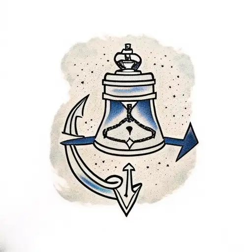 Liberty Bell With Anchor