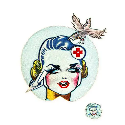 Nurse Pinup Girl Not Scary