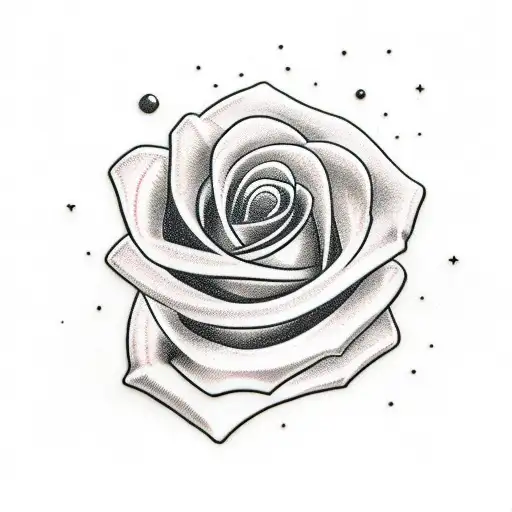 4 Roses Starting With Red Moving To Black