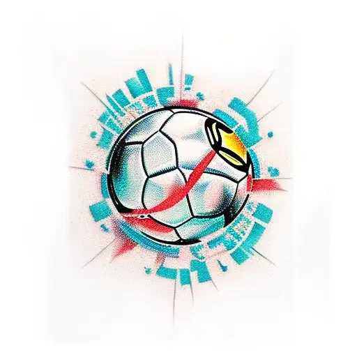 Incorporate A Soccer Ball Into A Design With A Traditional Style
