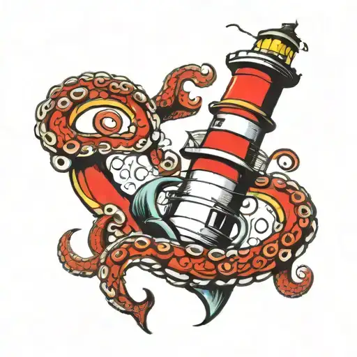 Octopus Lighthouse Anchor