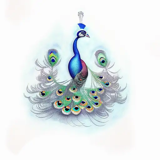 Peacock With Saronam