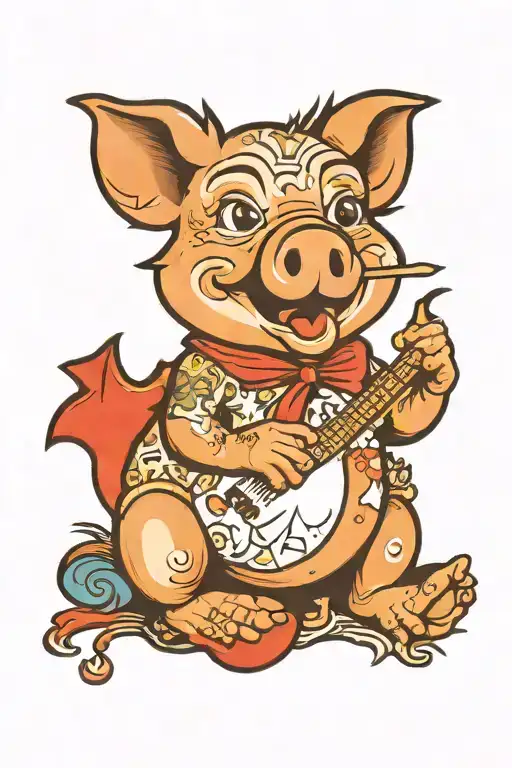 Porky A Rock Star
