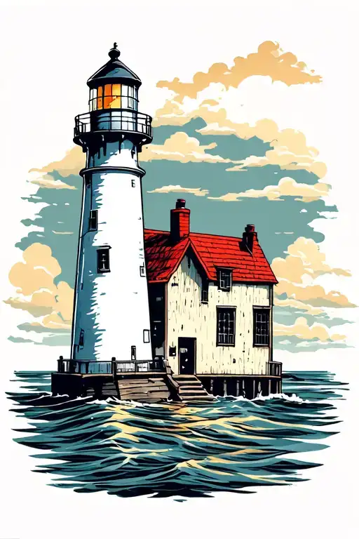 Jamapese Style Lighthouse